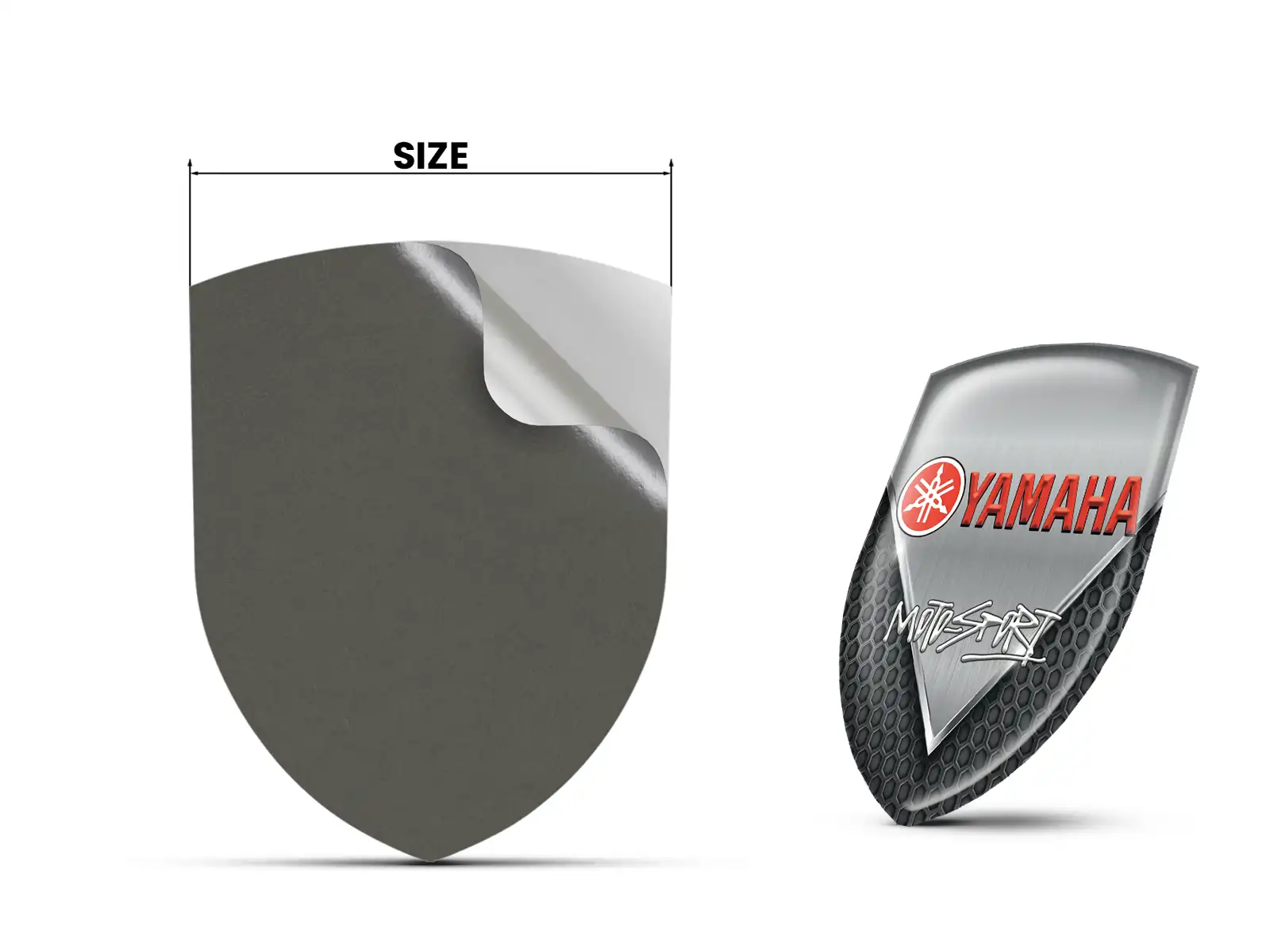 Yamaha Windschutzaufkleber Auto Racing Minimal Stern